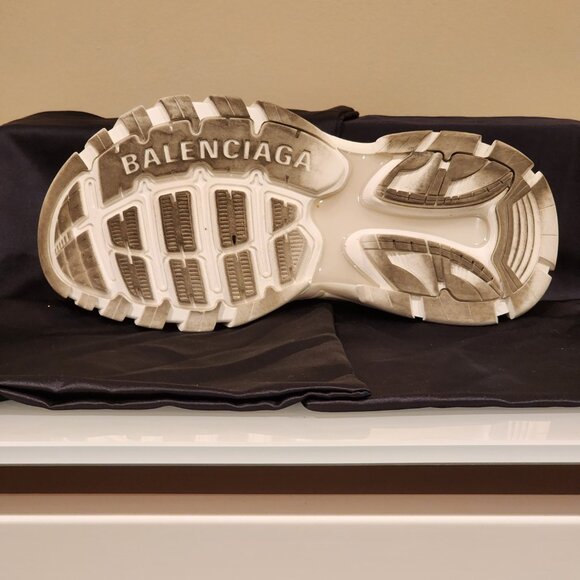 Excellent EU39 BALENCIAGA Track Velcro Sneaker Sandal WhiteFluoPink - Picture 12 of 16